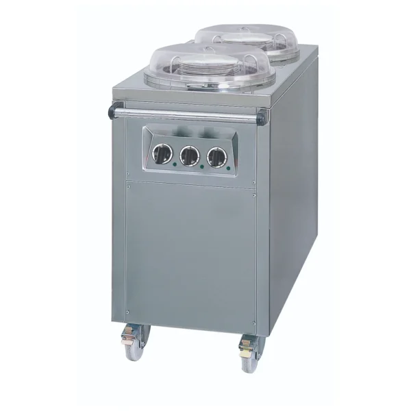 Distributeur d'assiettes chaud - OZTI (100 assiettes)
