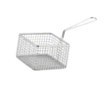 Panier à frites carré - acier inoxydable