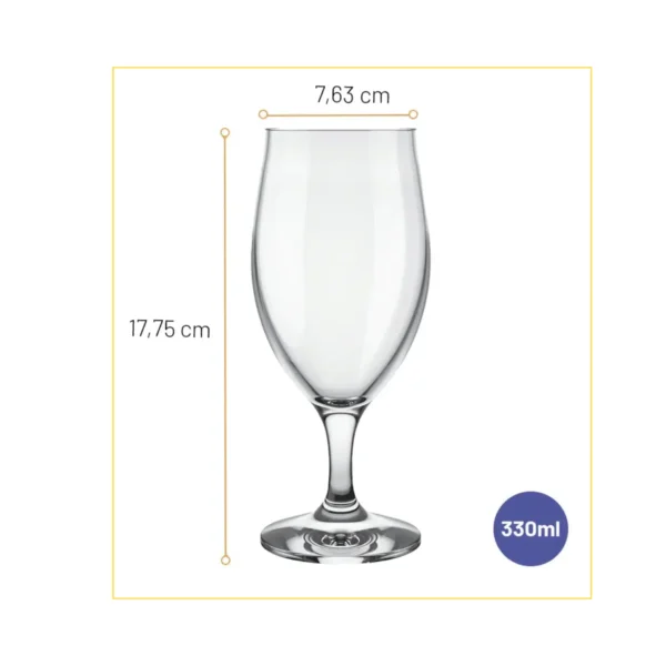 Coffret de 6 Verres à pied Nadir Windsor – 330 ml