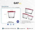 Ramequin en Verre Nadir Americano avec Couvercle – 350 ml – Image 3