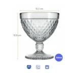 Coupe à Glace / Coupe à Dessert en Verre Nadir "Marine" – 300 ml