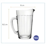 Broc en Verre Compact Nadir – 750 ml