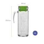 Broc en Verre Nadir "Ladrilhos" avec Tampa – 1,2 L