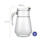 Broc en Verre Classique Nadir – 1,5 Litre