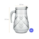 Broc en Verre Classique Nadir – 2,5 Litres (Format XXL)