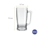 Chope / Grand Mug en Verre Nadir "Taberna" – 600 ml