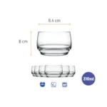 Coupe à Glace / Coupe à Dessert en Verre Nadir "Lights" – 310 ml