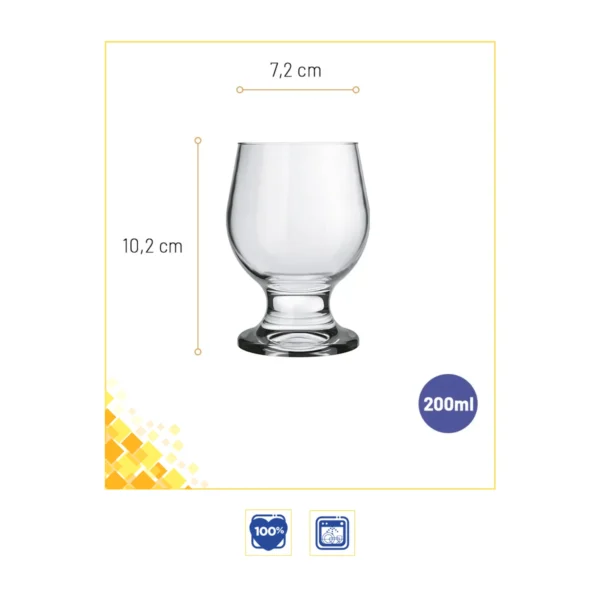 Verre Facetté Nadir "Paulista" – 200 ml