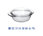 Cocotte de Cuisson en Verre avec Couvercle Marinex – 2,8 Litres