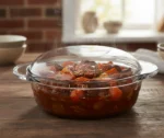 Cocotte de Cuisson en Verre avec Couvercle Marinex – 2,8 Litres – Image 2