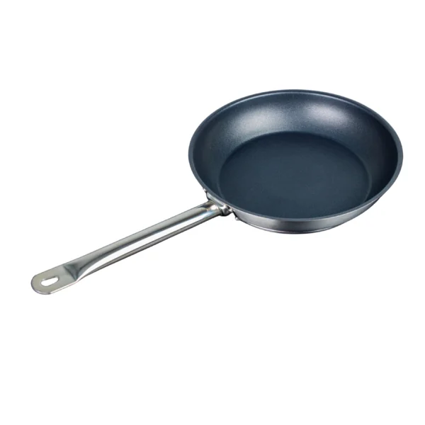 Poêle avec revêtement antiadhésif en inox alimentaire 24 x 5cm