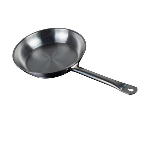 Poêle en inox alimentaire 24 x 5cm