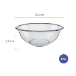 Saladier / Bol de Préparation en Verre Nadir – 0,5 Litre