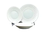 Service de Table 18 Pièces en Porcelaine