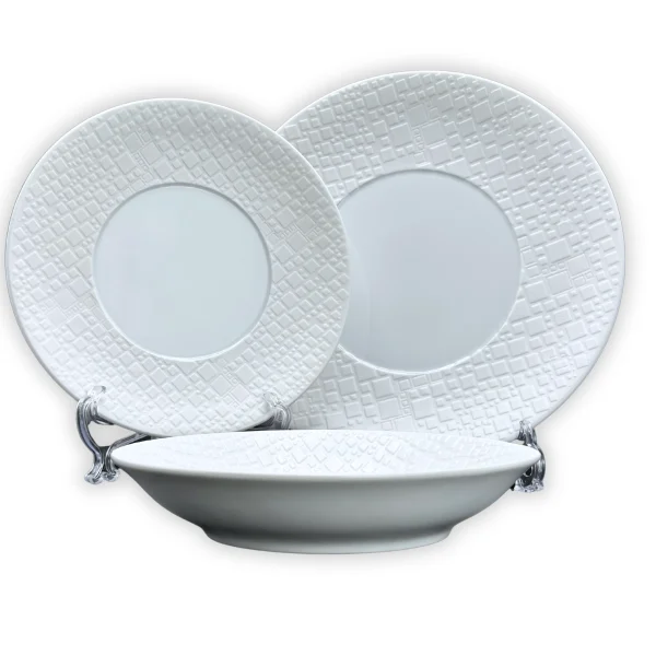 Service de Table 18 Pièces en Porcelaine "Martelo"