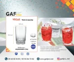 Verre à Eau et Jus 240 ml - Gamme Vegas par Nadir