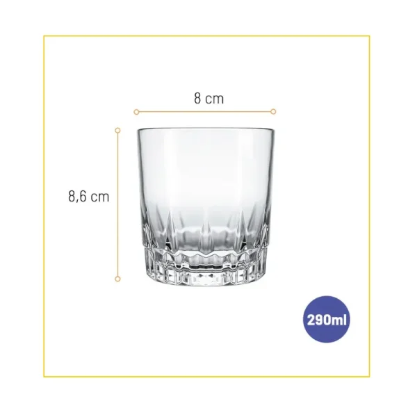 Verre à Eau et Jus 290 ml - Gamme Vegas par Nadir