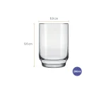 Tasse à Dessert en Verre 260 ml - Gamme Lights par Nadir