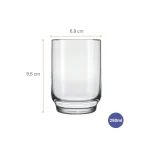 Tasse à Dessert en Verre 260 ml - Gamme Lights par Nadir