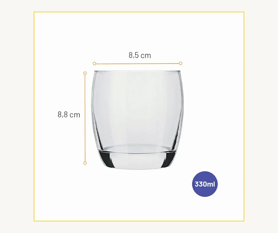 75290200772983 OCA 330ml (2) Verre Bas à Eau et Jus 330 ml - Gamme Oca par Nadir