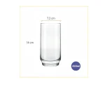 Verre Haut à Eau et Jus 420 ml - Gamme Lights par Nadir