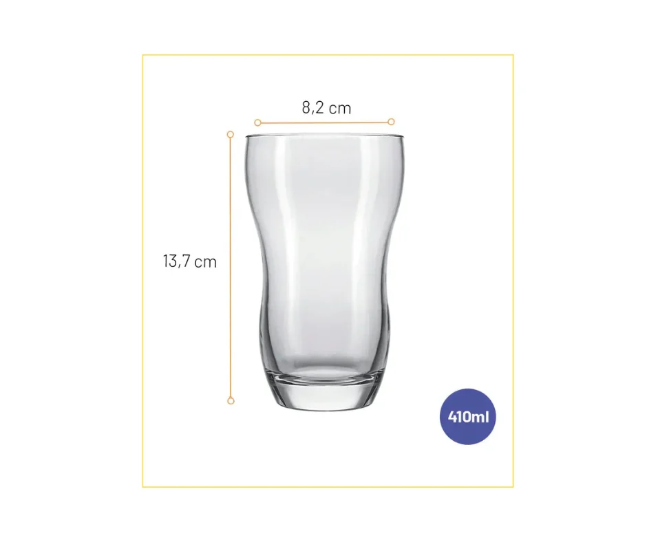76270200769397 Samba 410ml (2) Verre à Jus et Boissances 410 ml - Gamme Samba par Nadir