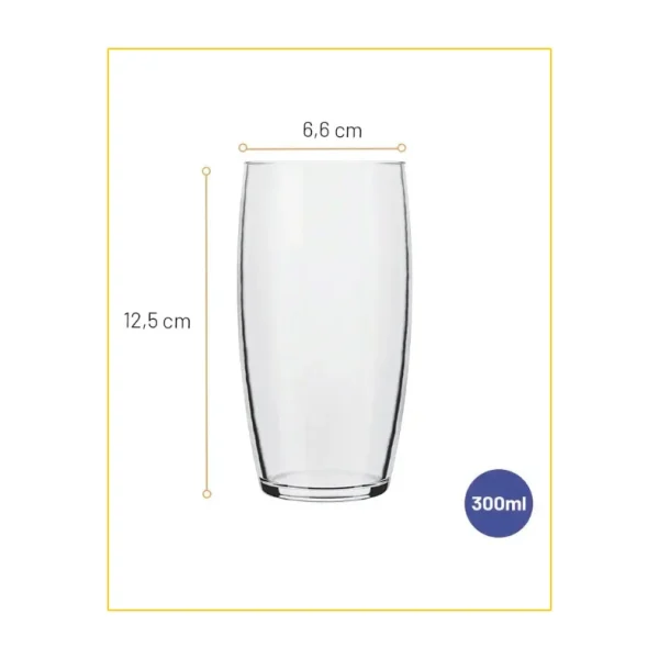 Verre à Eau et Jus 300 ml - Gamme Oca par Nadir
