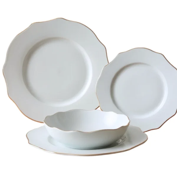 Service en porcelaine FLAURA 24 pièces