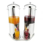 Distributeur de Jus et Boissons Double 2 x 5,0 L Série Marbella - Sunnex
