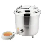 Soupière Électrique Professionnelle 10 L Noire avec Louche - Sunnex 82328L