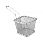 Panier de Présentation Carré Conique en Inox 10x10x8 cm - Sunnex MCWW-1008