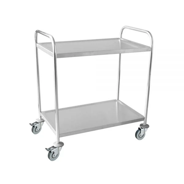 Chariot de Service Inox 2 Niveaux 86x54x94 cm - Sunnex CTR-L2
